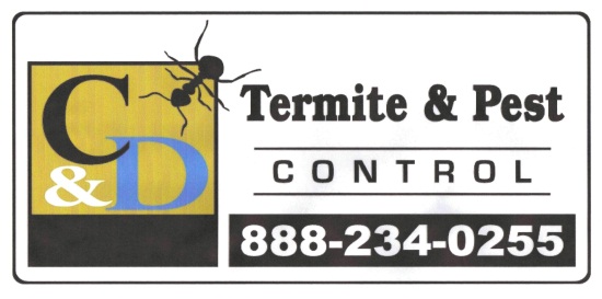 C & D termite & pest control logo